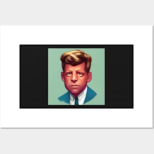 John. F. Kennedy | Comics style Posters and Art